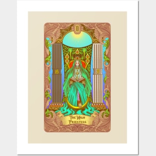 High Priestess Tarot Card Posters and Art